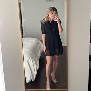 Zara XS black dress